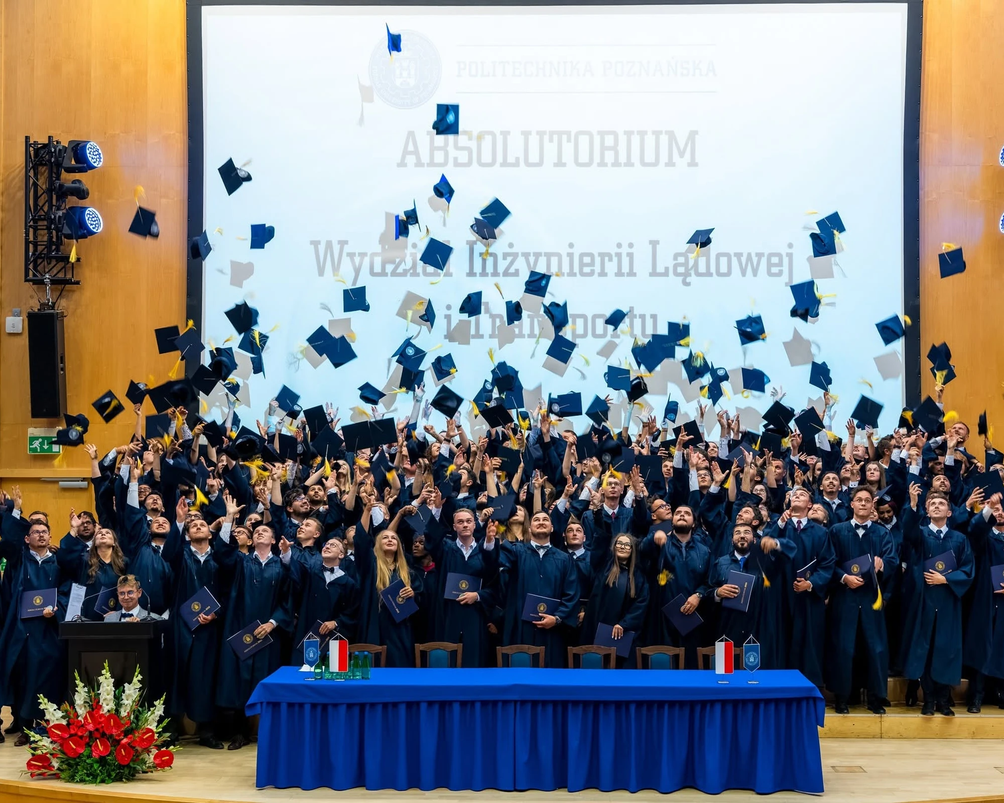 Graduation ceremony at Poznan University of Technology