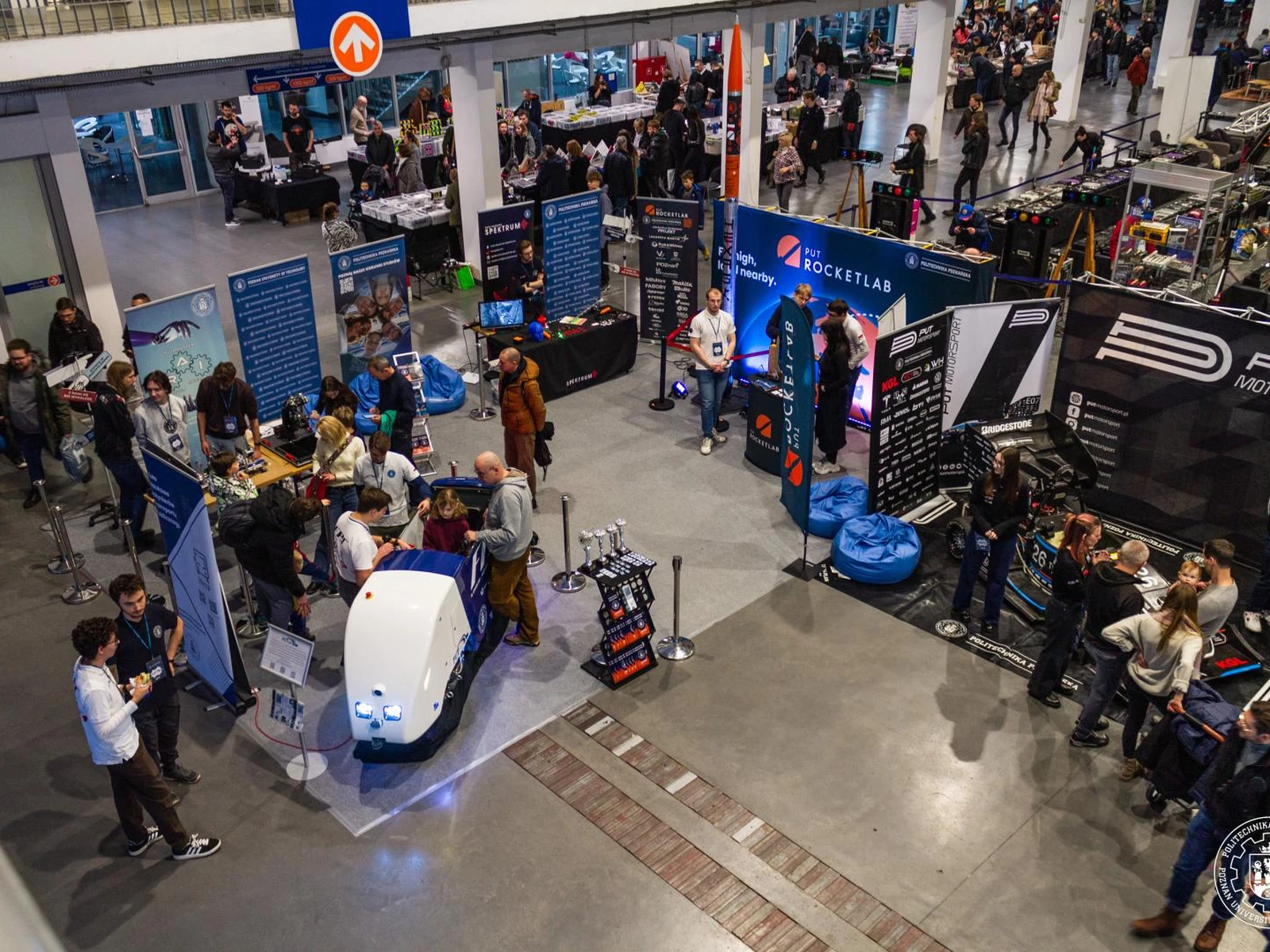 Poznan University of Technology student project fair and practical support initiatives